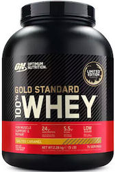 Optimum Nutrition Gold Standard 100% Whey Molkenprotein mit Geschmack Gesalzenes Karamell 2.27kg