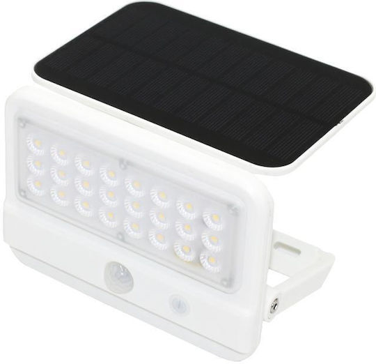 Adeleq Street Solar Light 800lm Natural White 4000K with Motion Sensor and Photocell IP54