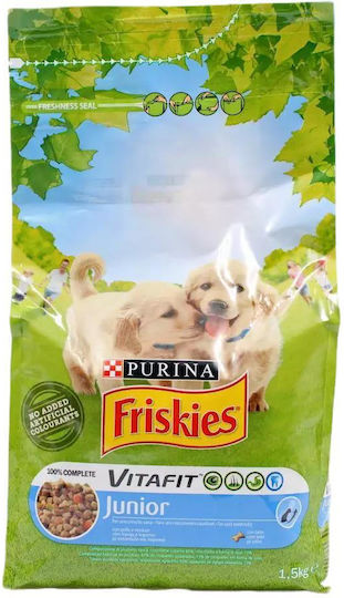 Friskies 1.5kg Trockenfutter für Hunde mit Huhn
