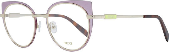 Emilio Pucci Γυναικείος Σκελετός Cat Eye Μωβ EP5220 080