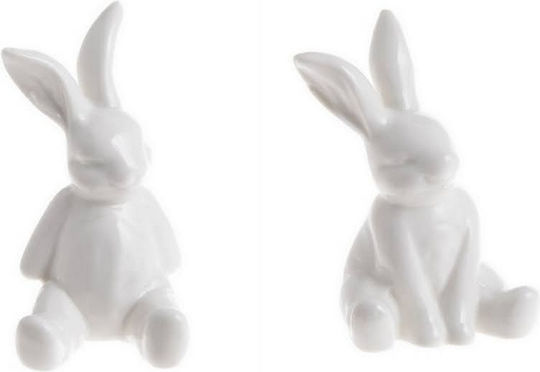 Ceramic Element decorativ de Crăciun pentru proiecte DIY Alb 2buc