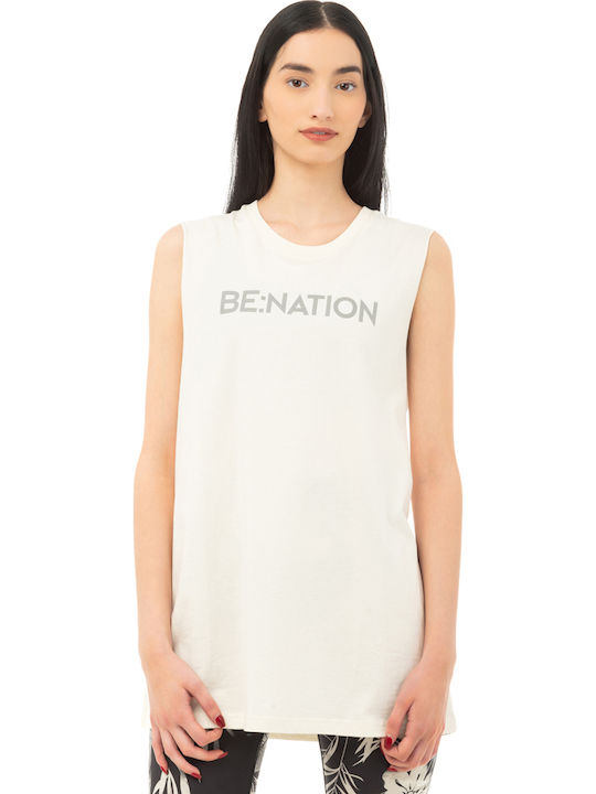 Γυναικεία Μπλούζα Αμάνικη Offwhite