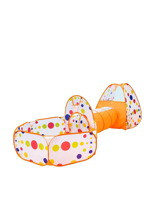 Kinderzelt Tunnel Pop Up Tent Gelb