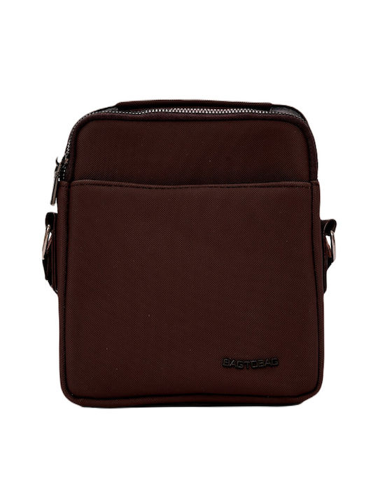 Bag to Bag Shoulder / Crossbody Bag with Zipper Brown