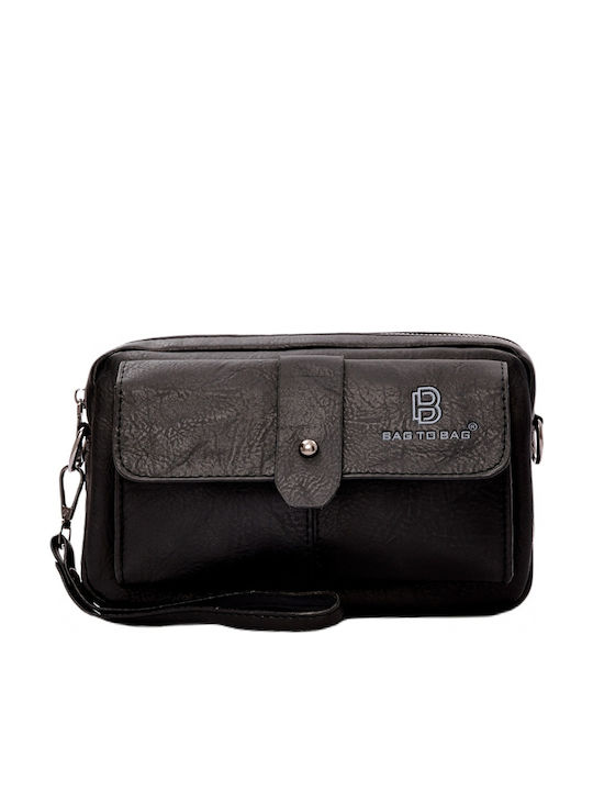 Herrentasche Schulter / Crossbody Schwarz