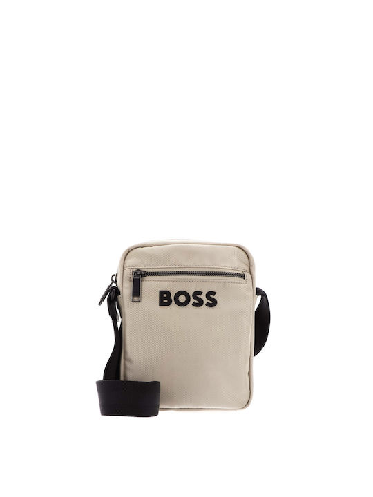 Hugo Boss Ανδρική Τσάντα Ώμου / Χιαστί Μπεζ