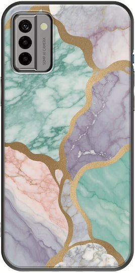 Marble Collection Pastel Back Cover Silicon 1.5mm Multicolor (Nokia G22)