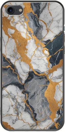 The Marble Collection - Artistic Back Cover Silicon 1.5mm Multicolor (iPhone SE 2020)