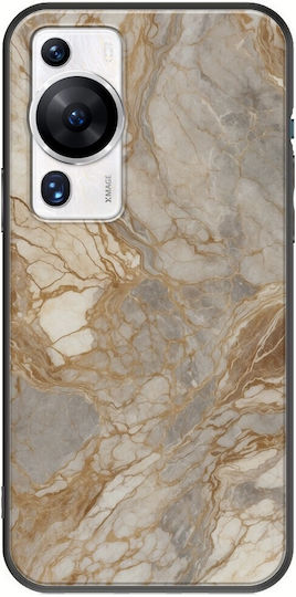 The Marble Collection - Natural Back Cover Silicon 1.5mm Multicolor (Huawei P60 Pro)