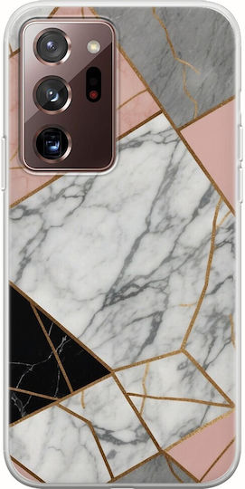 The Marble Collection - Modern Back Cover Silicone 1.5mm Multicolour (Galaxy Note 20 Ultra)