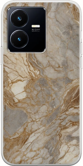 The Marble Collection - Natural Back Cover Silicon 1.5mm Multicolor (Vivo Y22s)