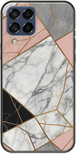 The Marble Collection - Modern Back Cover Silicone 1.5mm Multicolour (Galaxy M53 5G)