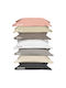 Beauty Home Set Bettbezüge Art 1530 Baumwollsatin 240x250cm Übergröße mit 2 Kissenbezügen Beige