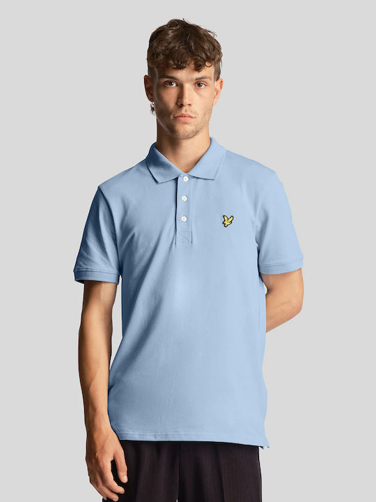 Lyle & Scott Polo Μπλούζα Κοντομάνικη Light Blue