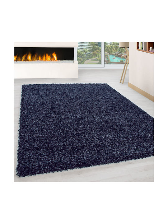 1500 Rug Rectangular Dark Blue