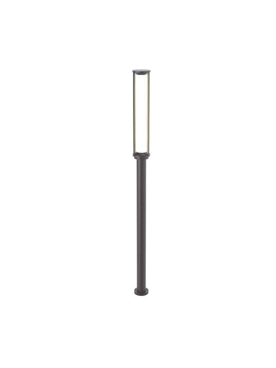 Zambelis Lights Zambelis Lights Außenstehlampe LED 17W mit Warmes Weiß IP65 Grau