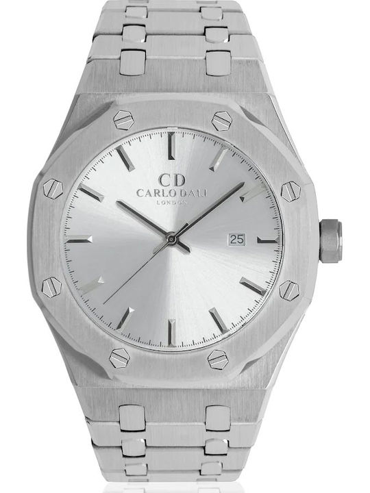 Carlo Dali Watch Battery with Metal Bracelet