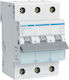 Hager Dreipolig Schienenumschalter 400V 63A
