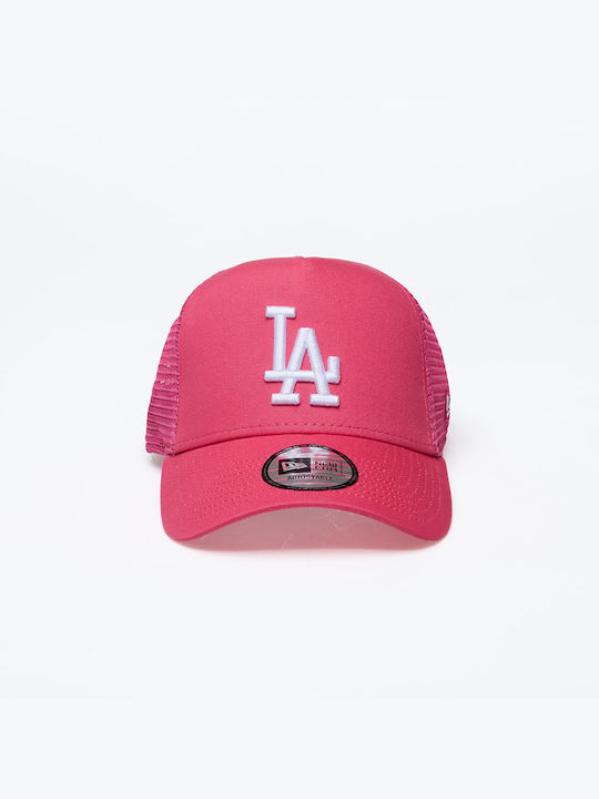 New Era Los Angeles Dodgers 9forty Trucker Cap Pink