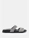 Luigi Damen Flache Sandalen Flatforms in Schwarz Farbe
