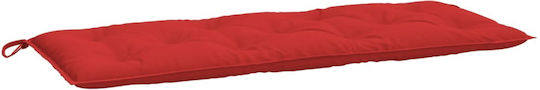 vidaXL Bench Cushion Red 50x120cm vidaXL Bench Cushion Red 50x120cm