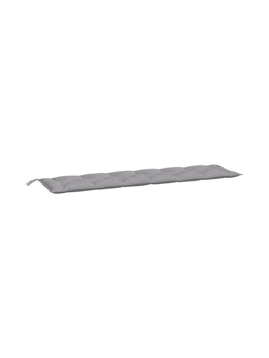 vidaXL Waterproof Bench Cushion Garden Gray 50x...