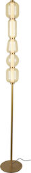 Zambelis Lights LED Floor Lamp H152cm. Gold