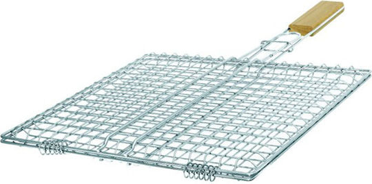 Klapakis Dublu Grătar de Gătit Crom 44.5cmx36cmcm.