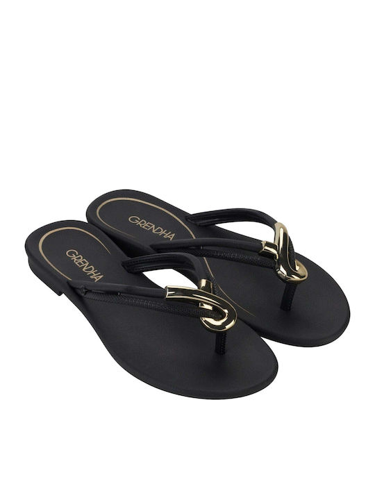 Grendha Women's Flip Flops Black
