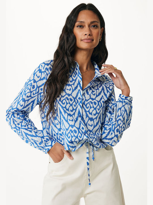 Mexx Women's Long Sleeve Shirt Blue