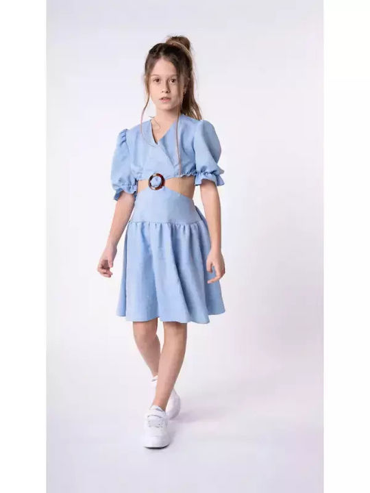 Genius Παιδικό Φόρεμα Γαλάζιο