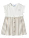 Children's Dress Short Sleeve Gray