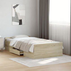 Υπόστρωμα Μονό για Στρώμα 75x190cm Μπεζ
