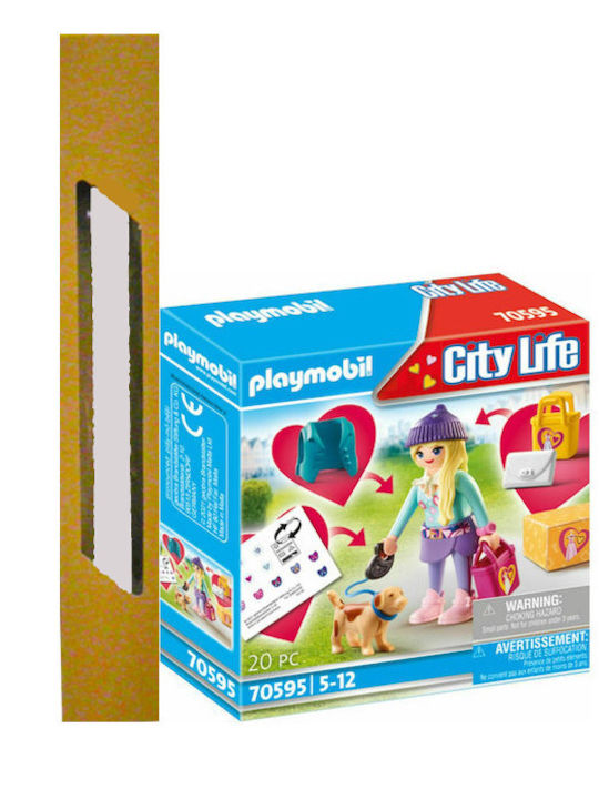 Playmobil Easter Candle City Life Fashion Girl With Dog for 5+ Years Playmobil