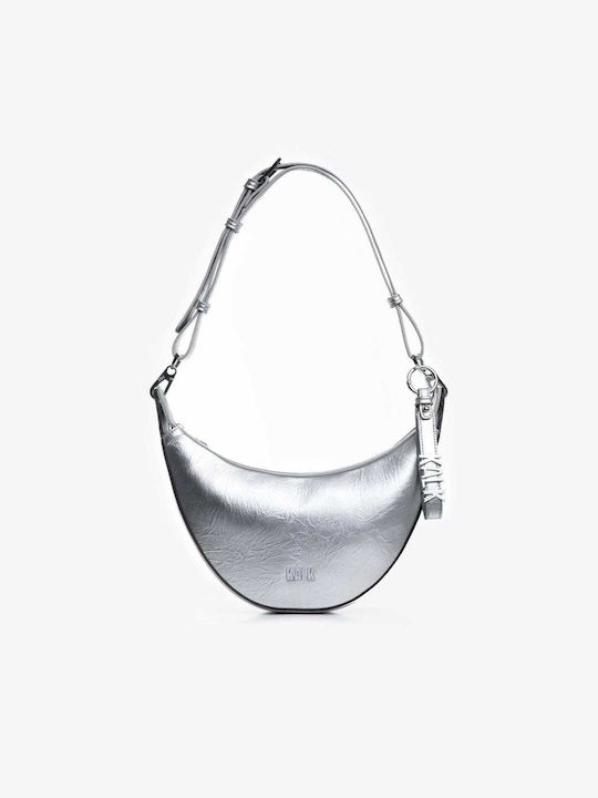 KALK Damen Tasche Crossbody Silber