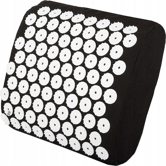 Zola Acupressure Cushion 85 Massage Rosettes Oxygenates Body 28x32x9 Cm Negru Alb