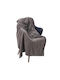 Heinner Decke Vlies Einzel 150x200cm Gray