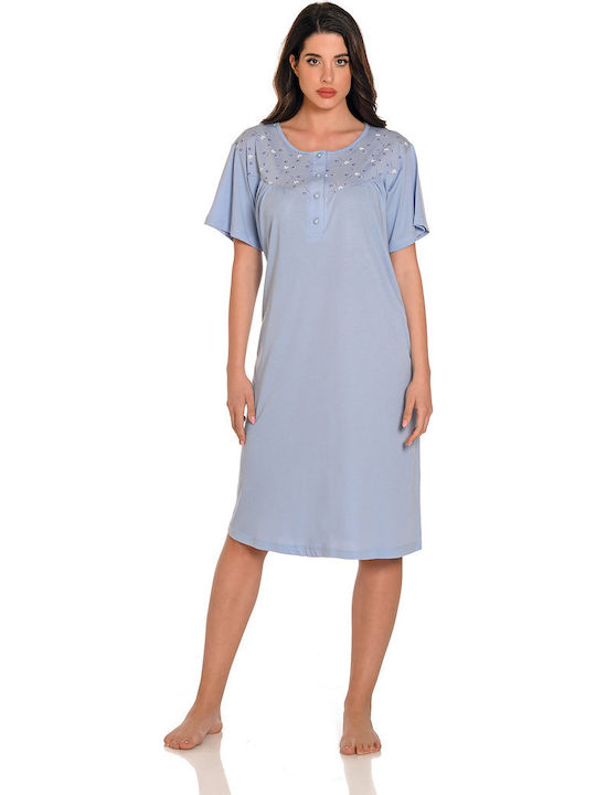 Clio Lingerie Summer Women's Nightdress Sky Blue