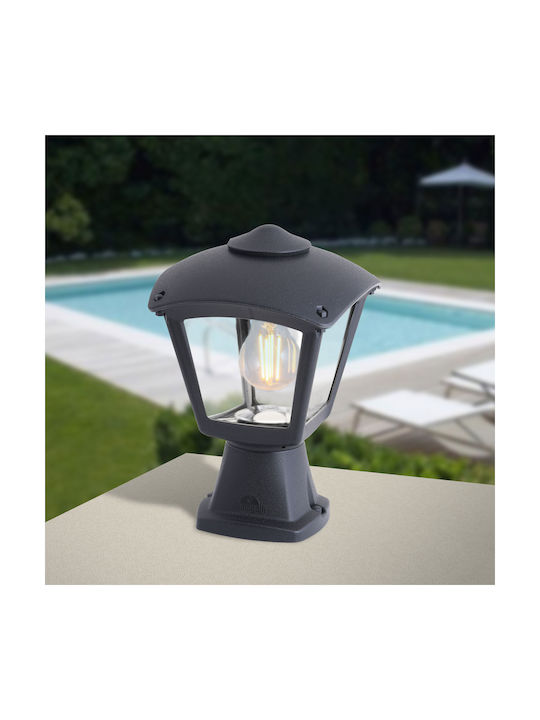 Eurolamp Outdoor Lantern Floor Lamp 8.5W IP55 Black
