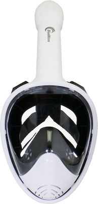 Bluewave Diving Mask Silicone Full Face with Breathing Tube in Black color