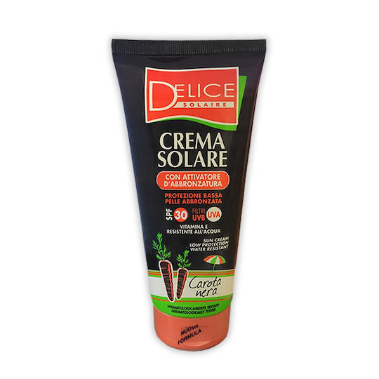 Delice Solaire Sonnenschutz Emulsion 200ml Crema Solare Spf30 Carota Nera