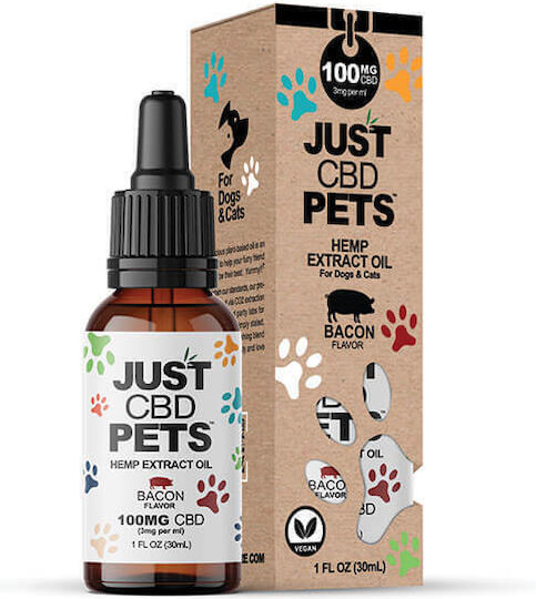 Just CBD Oil Dietary Supplement for Dogs for Anxiety & Stress Management