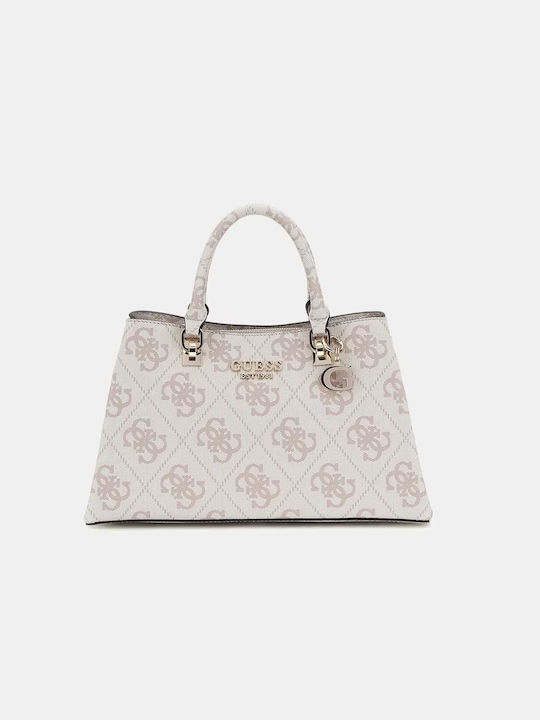 Guess Eliette 4g Logo Women's Bag Hand White