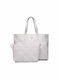 Guess Set Women's Bag Shopper Shoulder White