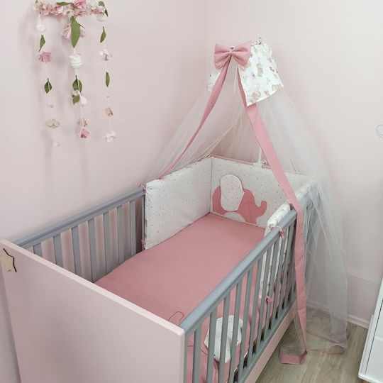 Baby Star Σετ Κούνιας Γκρι 3τμχ