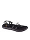 Voya Women's Flat Sandals Sporty in Black Color