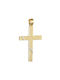 Herren Gold Kreuz 14K