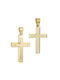 Herren Gold Kreuz 14K