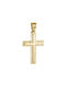 Herren Gold Kreuz 14K