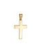 Herren Gold Kreuz 14K